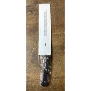 Ronco Showtime Six Star #6 Stainless Steel Saw Knife Kitchen Black Cutlery